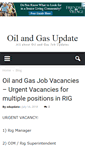 Mobile Screenshot of oilandgasupdate.com